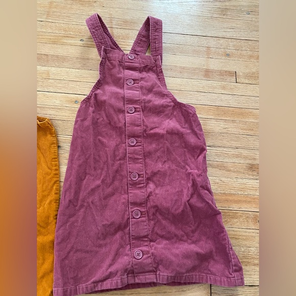 The Children’s Place Girls 10 set of 2 Corduroy Jumper Overall Dress Fall - Picture 2 of 14